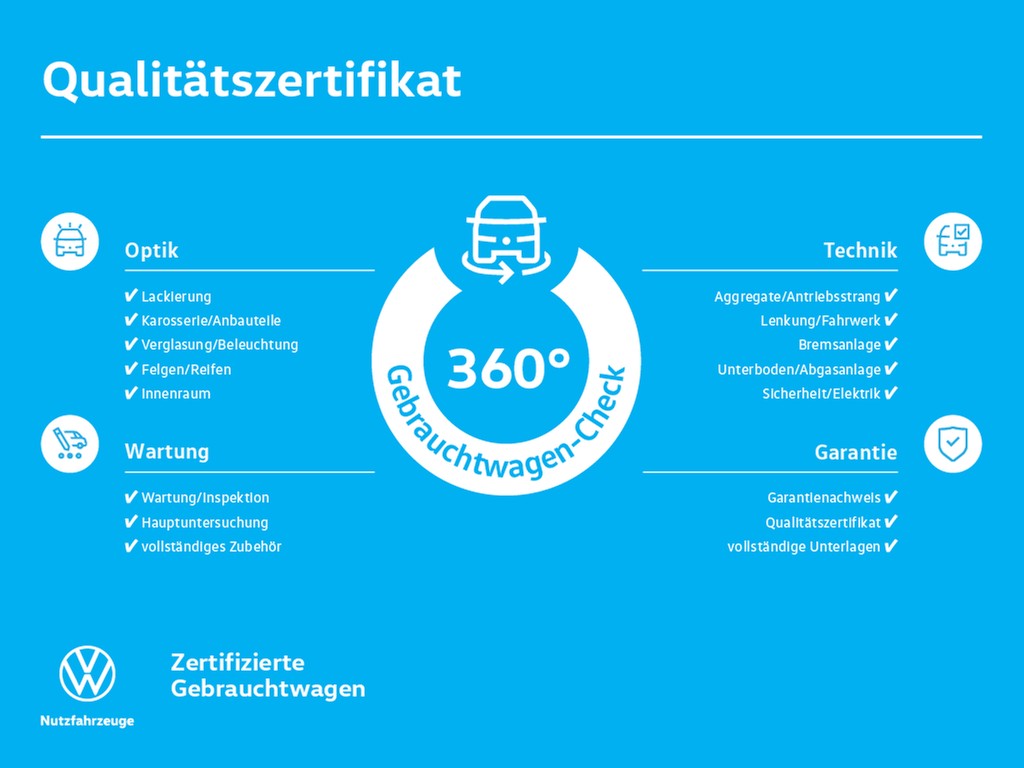 Fahrzeugabbildung Volkswagen T6 TRANSPORTER KASTEN T6.1 TDI LR-LANG+APP+GRA+