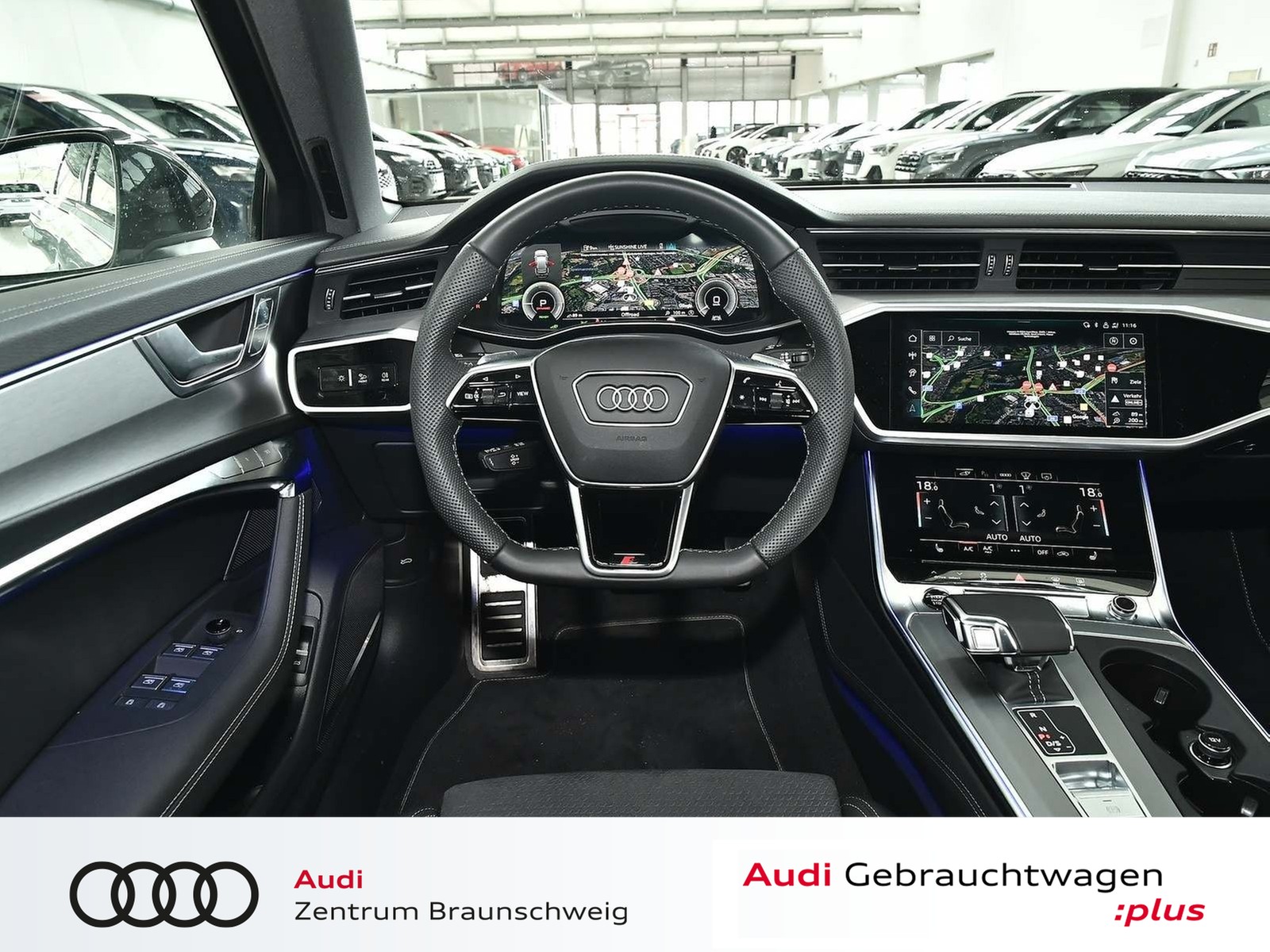 Fahrzeugabbildung Audi A6 Avant 55 TFSI e qu. S line HD MATRIX+PANO+AHK