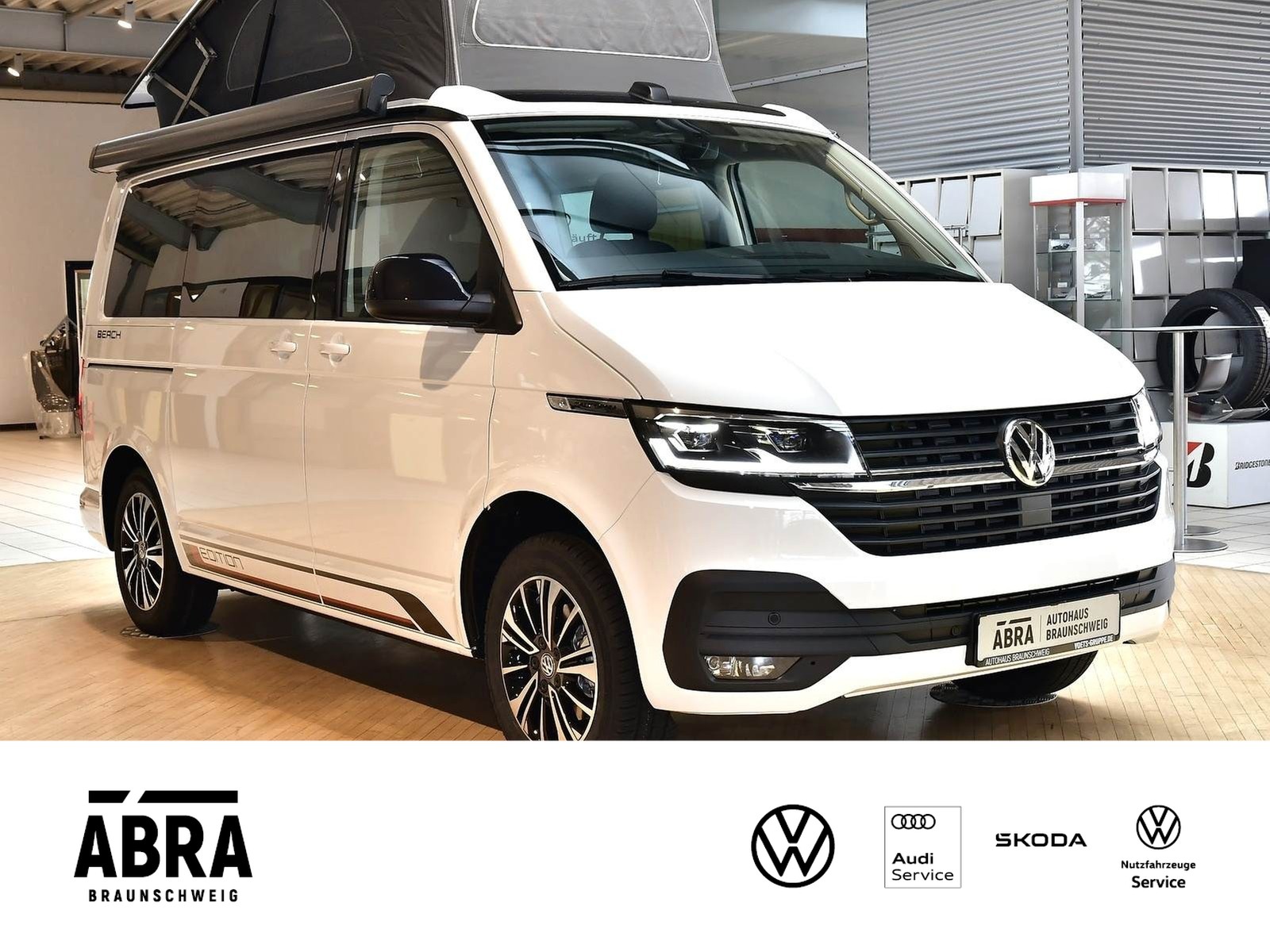 Fahrzeugabbildung Volkswagen T6 California 6.1 Beach Camper 2.0 TDI DSG Edition Navi+AHK