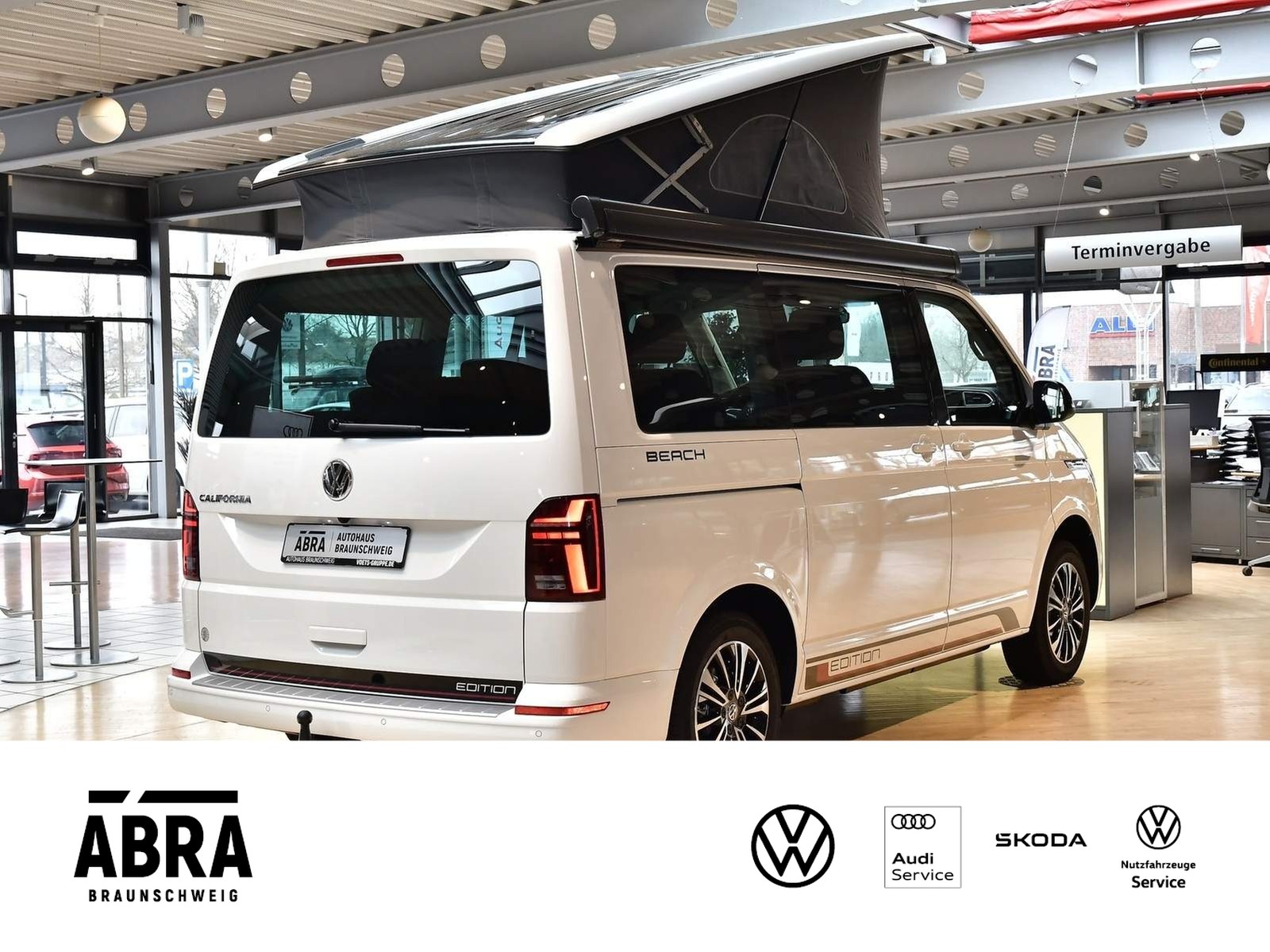 Fahrzeugabbildung Volkswagen T6 California 6.1 Beach Camper 2.0 TDI DSG Edition Navi+AHK