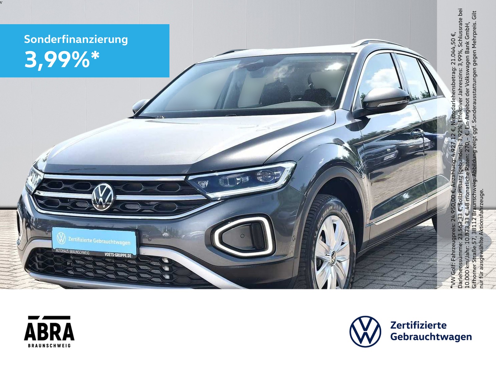 Volkswagen T-Roc 1.5 TSI Style LED+NAV+STDHZG+ACC+PDC